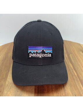 Patagonia Hat Cap Snap Back Trucker Mesh Organic Cotton One Size Mens Outdoor